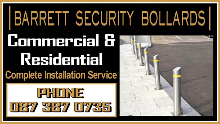 Barrett Security Bollards - Security Bollard Installers in Clondalkin