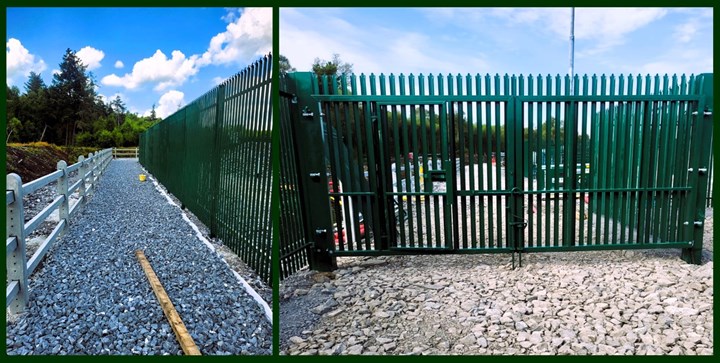 Security fencing installation carried out by Westmeath Fencing Contractor, Brendan Coffey