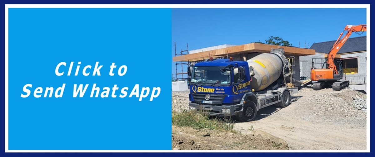 Send WhatsApp to enquire on readymix cement deliveries in Dundalk and Ardee