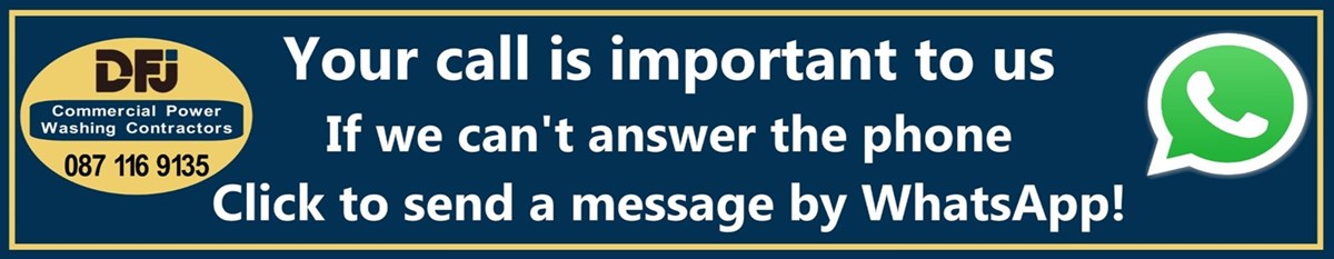 Click to send WhatsApp enquiring on commercial power washing services in Mayo