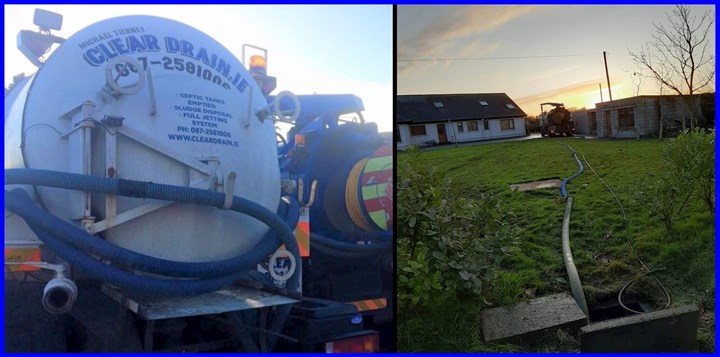 Septic tank emptying in Westmeath