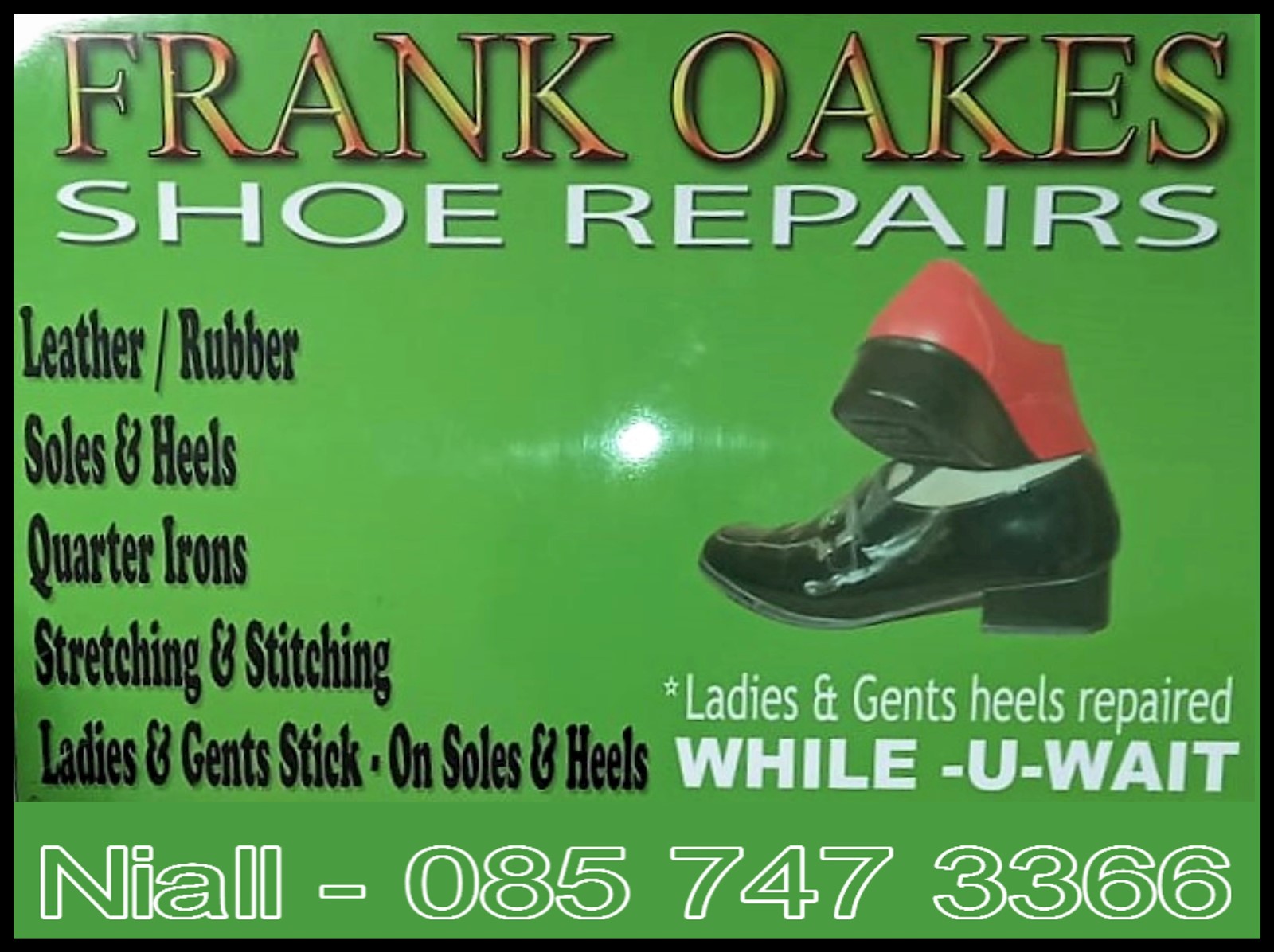 Frank's shoe store repair