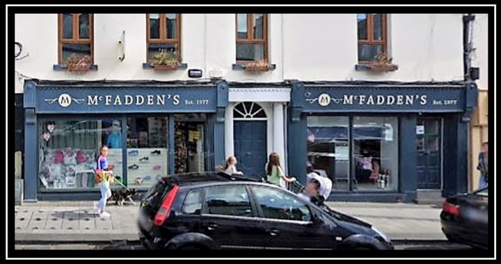 Mcfaddens Shop front Balbriggian