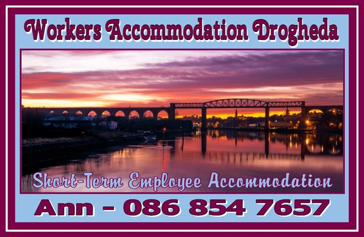 Short-term accommodation in Drogheda - provided by Workers Accommodation Drogheda header