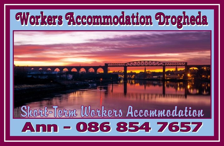 Short-term accommodation in Drogheda - provided by Workers Accommodation Drogheda header