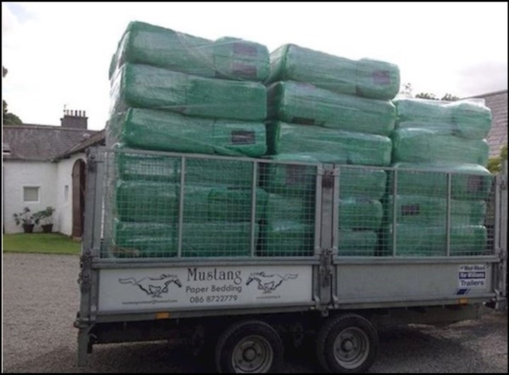 Shredded paper for animal bedding in Ireland is available from Mustang Ireland