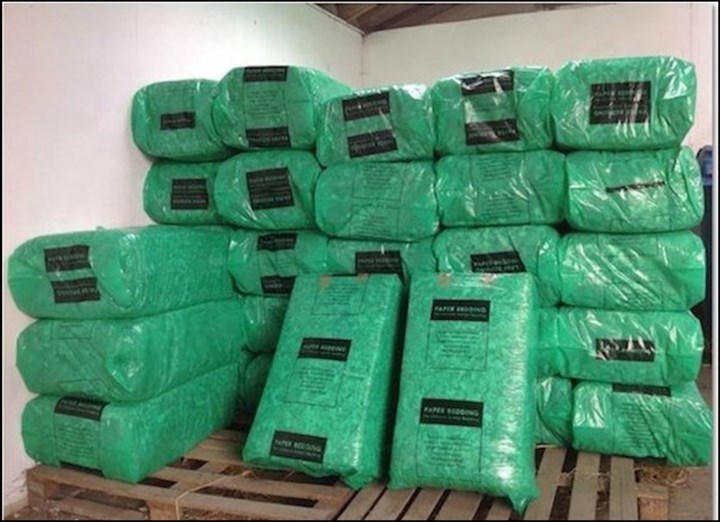 Shredded paper bedding for dog kennels in Ireland is provided by Mustang Ireland