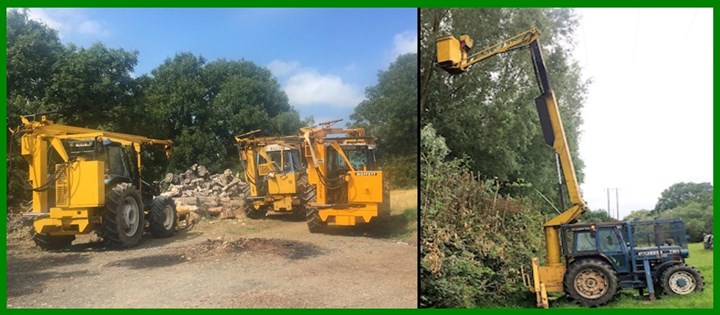 Shrubland clearance in Wicklow