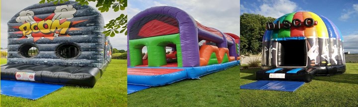 Themed bouncy castles hired in Longford
