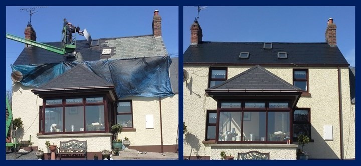 Exterior wall soft washing in Dundalk and County Louth is carried out by Euro Wash