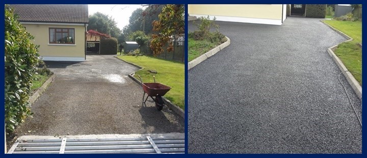 Soft washing driveways in Dundalk and County Louth is a speciality of Euro Wash