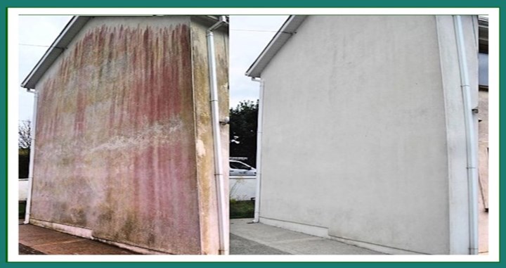 Soft washing and lichen removal in Sligo is carried out by Sid's Services