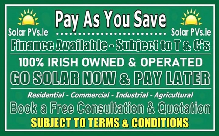 Solar PVs - Finance Available
