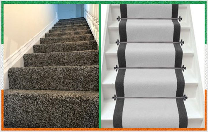 Stair carpet fitting in Galway is available from McN Flooring