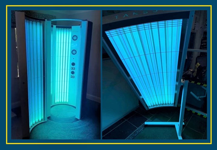 Stand up sunbed hire Tullamore - Midlands home sunbed hire