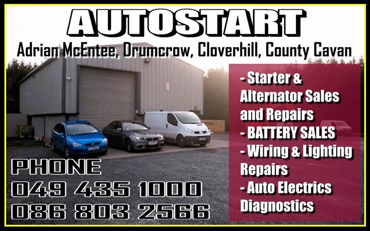 Starters, Alternators, Cavan. Autostart 