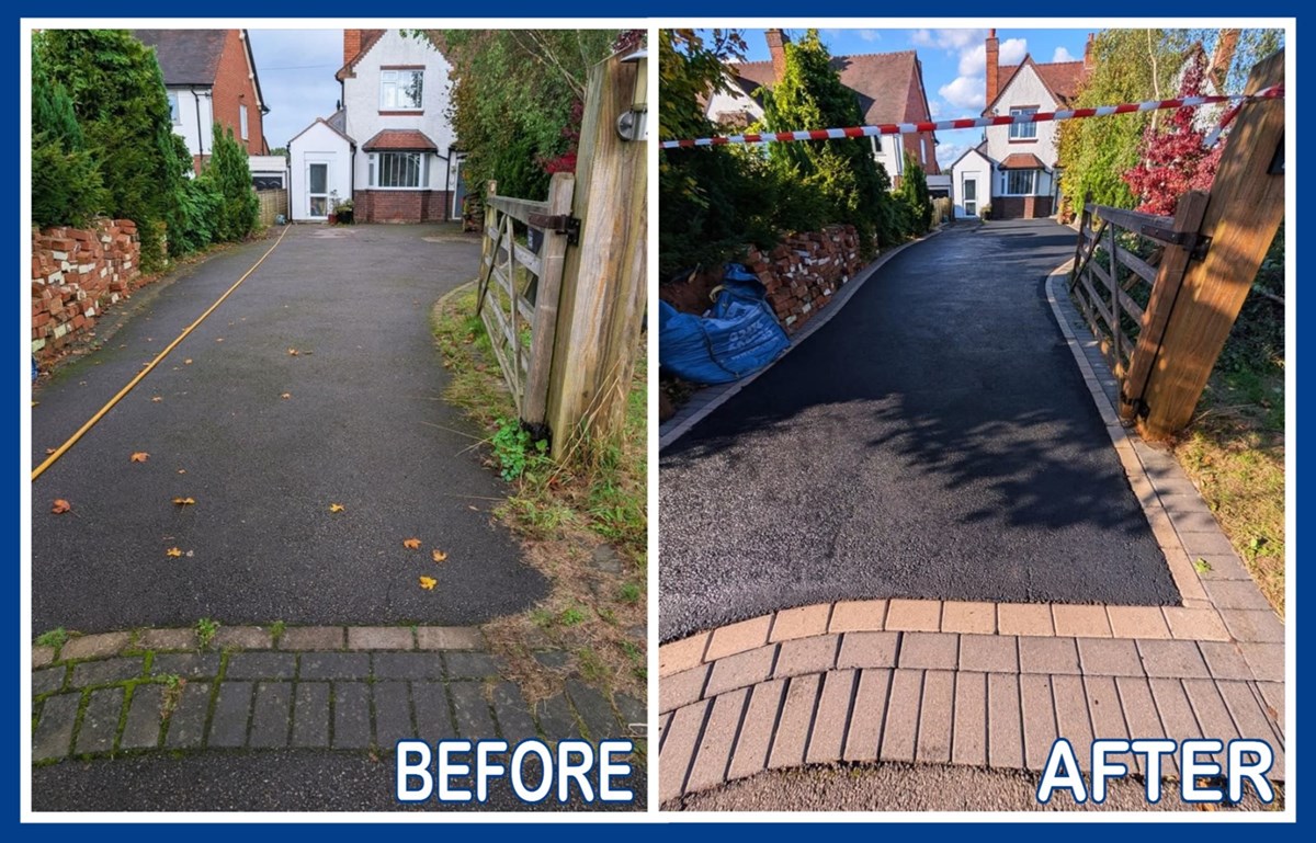 Driveway steam cleaning services - carried out by Highview Steam Cleaning