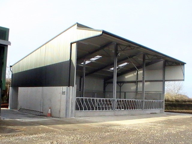 Image of steel structure in County Louth designed and constructed by PJK Structural Steel, designing steel buildings in County Louth is a speciality of PJK Structural Steel