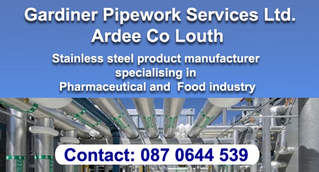 Gardiner Pipeworks manufacturere County Louth.