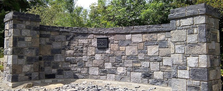 Stone wall in Kildare built by Kildare stonemason