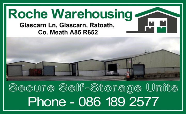 Self-storage in Ratoath, Dunshaughlin, Ashbourne, and Dunboyne - Roche Warehousing