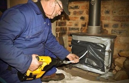 Ace Chimney Cleaning Laois - Stove flue cleaning