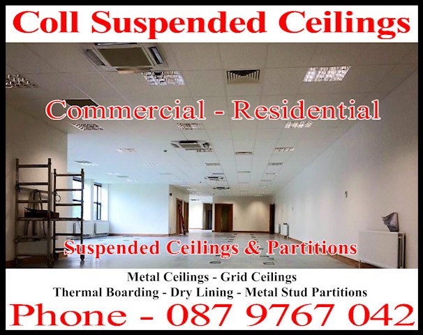 Suspended ceiling contractor in Limerick, Clare.