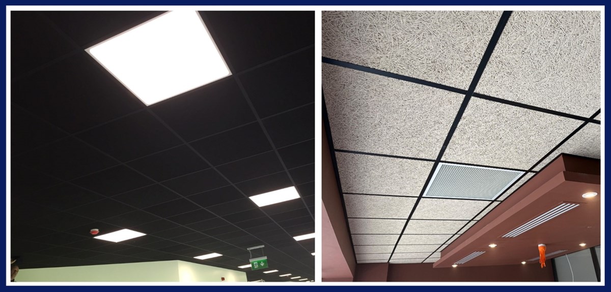 vinyl faced suspended ceilings from Kehoe Interior Fitout