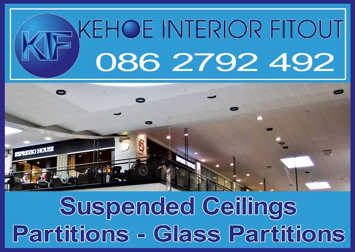 Suspended celilings installed in Kerry