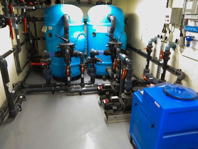 Image of swimming pool filtration system in Ireland provided by Bracken Pool Services, swimming pool filtration systems in Ireland are provided by Bracken Pool Systems