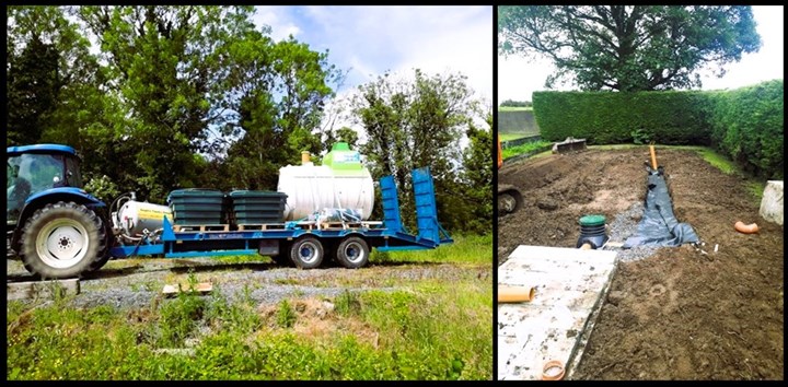 image of septic tank upgrading in County Roscommon