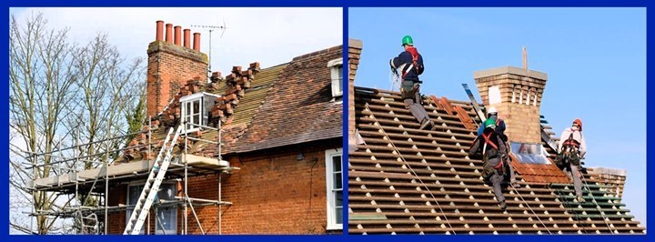 Tiled roofing repairs in Swords carried out by Irish Roofing Repairs