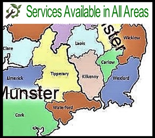 image of areas serviced by Wooddale Agri