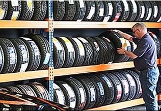 Image of range of tyres in Fair Deal Tyres in Naas.