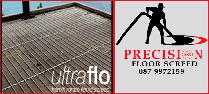 UltraFlo floor screeding in Meath is available from Precision Floor Screeding