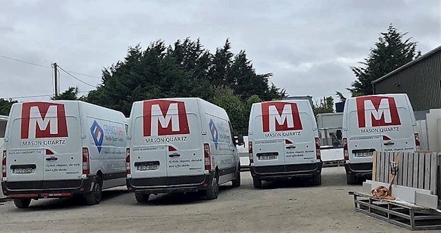image of service vans from Mason Quartz Fingal
