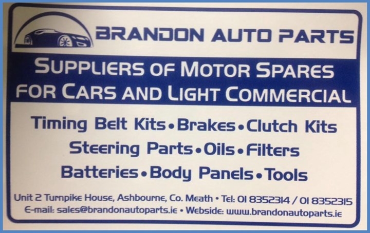 Auto spare parts in Ashbourne are supplied by Brandon Auto Parts