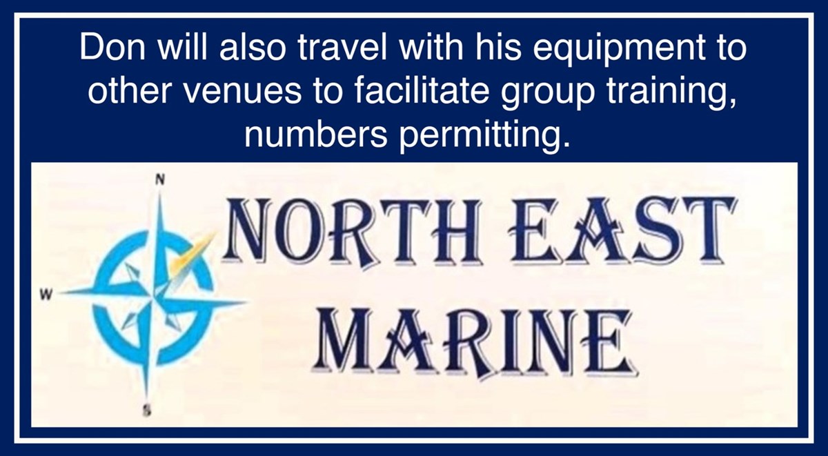 North East Marine radio courses can be arranged for specific venues