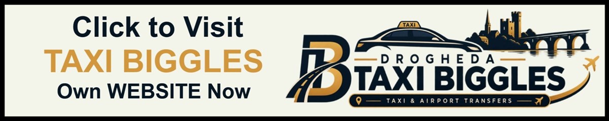 Click to visit Drogheda Taxi Biggles own website now