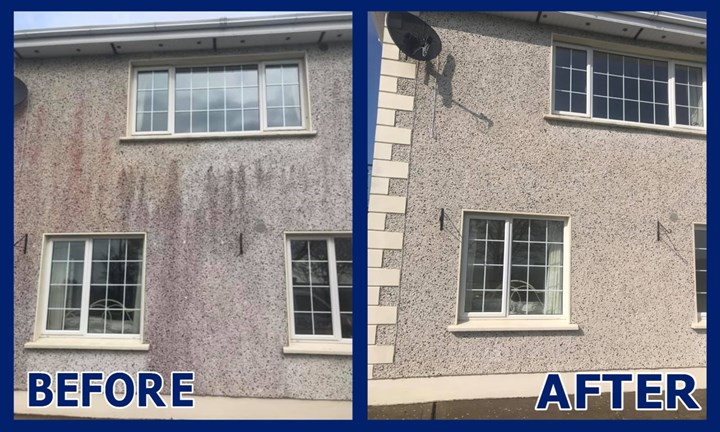 Pebble dash wall cleaning Monaghan