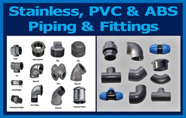 Water piping and water pipe fittings louth