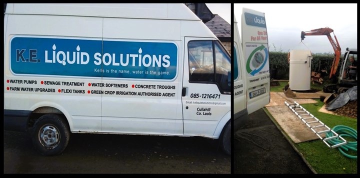 image of KE Liquid Solutions van