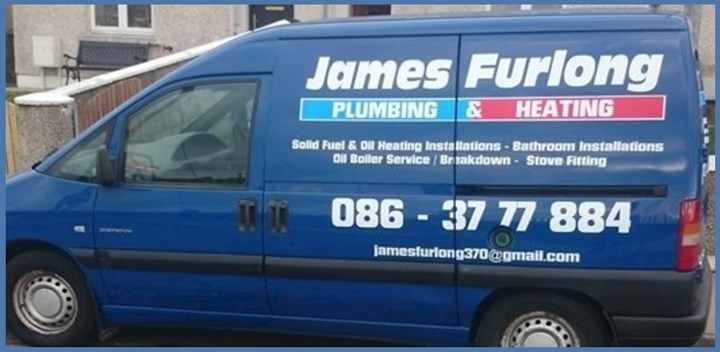 Van, fully qualified plumber Waterford