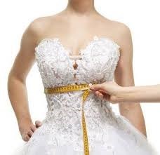 Image shows wedding dress in Ashbourne altered by Xpress Dry Cleaners