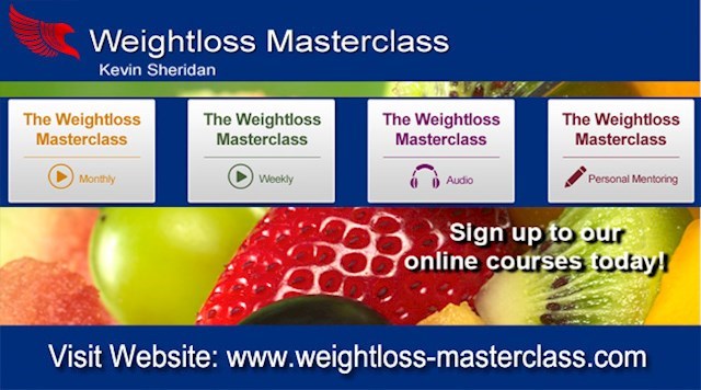 Weight loss consultant on line Kevin Sheridan. Dublin.