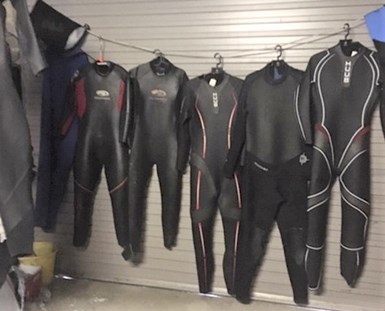 Image of wetsuit in Ireland to be repaired, wetsuit and drysuit repairs in Ireland are a speciality of Fastnet Wetsuit Repair
