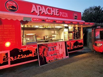 mobile apache pizza for corporate events