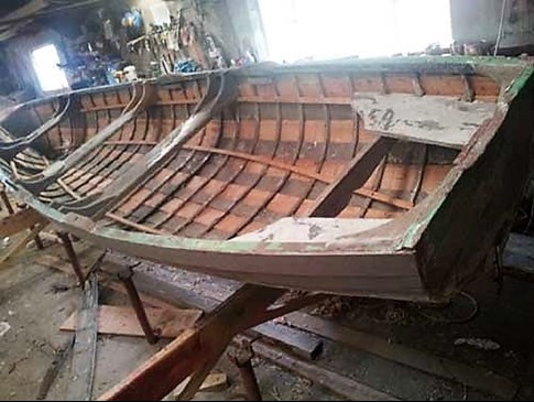 Wooden boat repair in Ireland