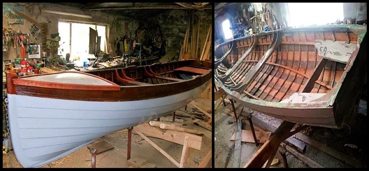 Wooden boat built in Ireland