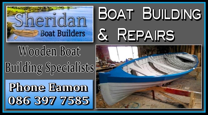 Wooden boat builder logo